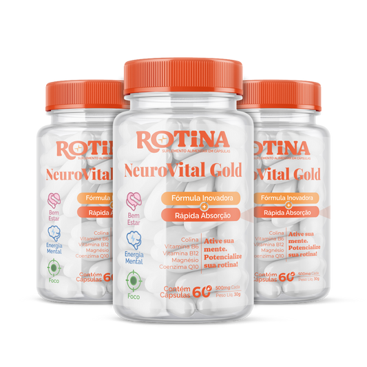 NeuroVital Gold Suplementação para 3 meses